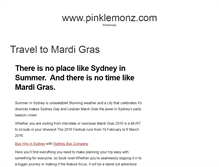 Tablet Screenshot of pinklemonz.com